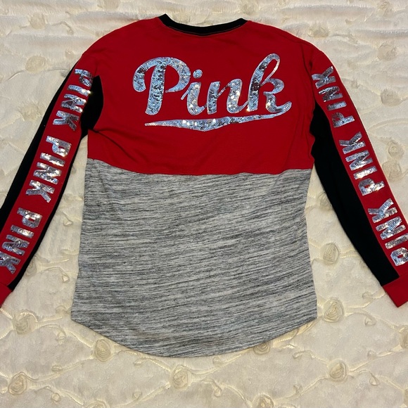 PINK Victoria's Secret Shirt Collection - Red, Pink, Gray bundle - Picture 3 of 12